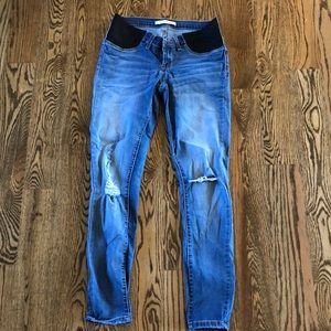 Kancan side panel maternity jeans